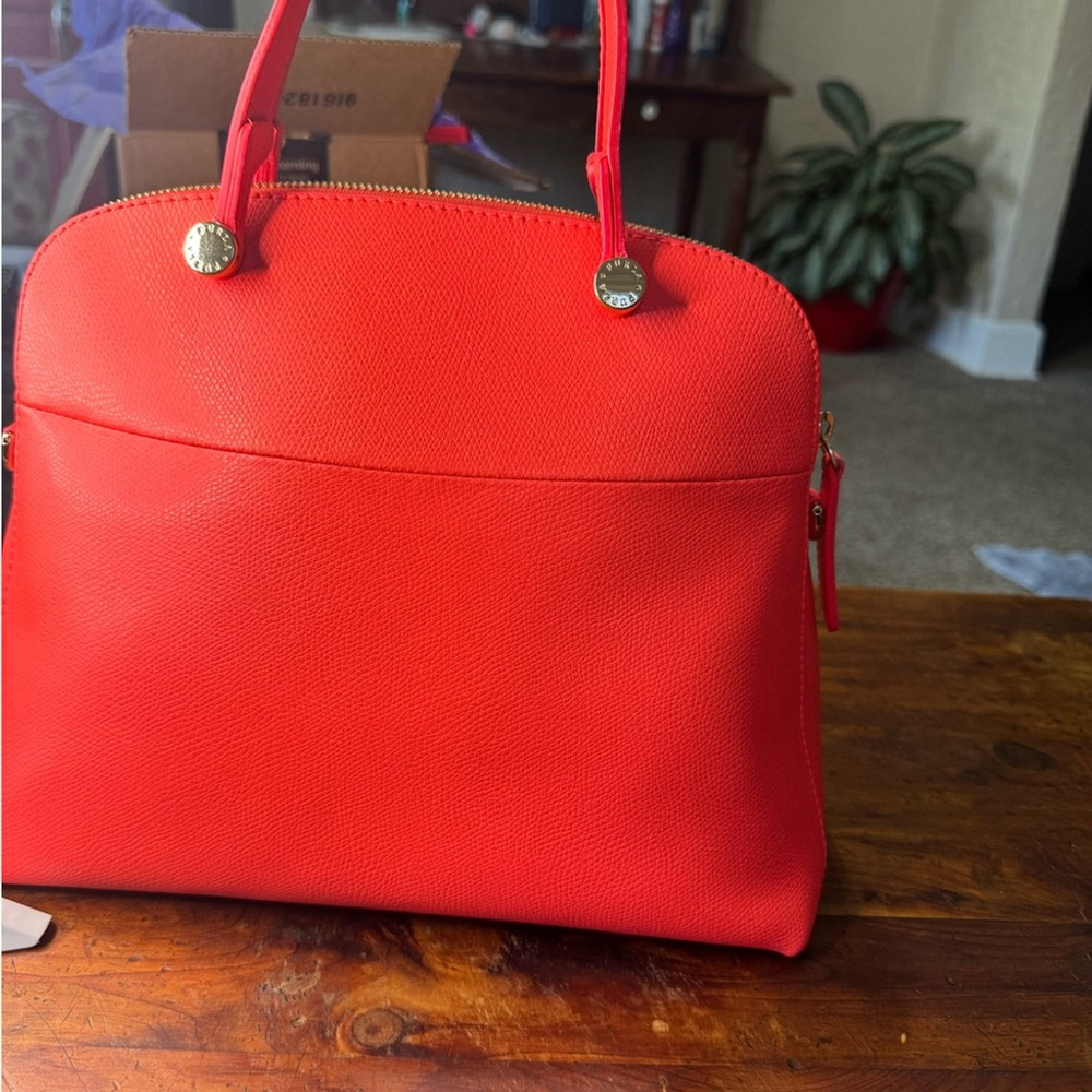 Furla Orange Crossbody 2 Way NWOT - Picture 2 of 12